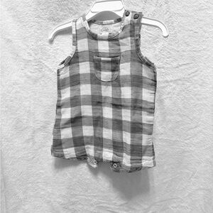 Mud Pie Checkered Onesie
